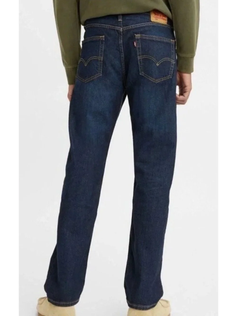 NWT Levi's 505 Regular Straight Men's Jeans 32x34 Blue Dark Wash